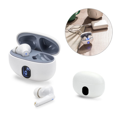 CAETANO. Wireless earphones with 4 hours of battery life on recycled ABS (100 rABS)